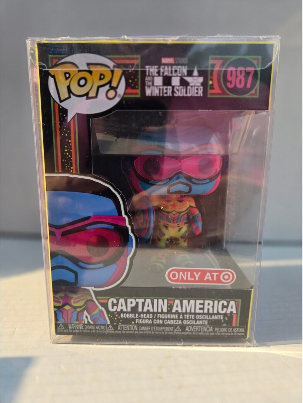 Funko Pop! Marvel Captain America Bobble-Head #987 Exclusive Target Collectible